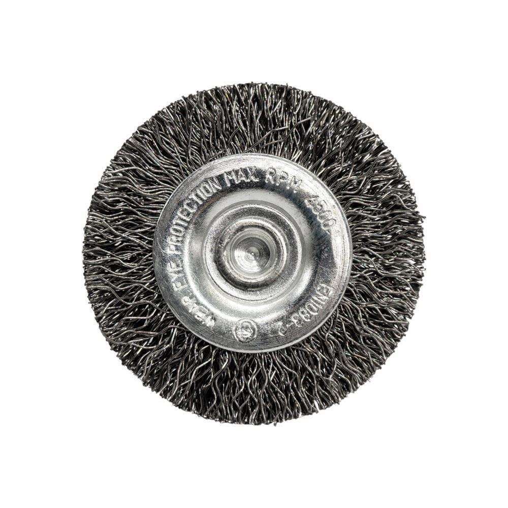 6247 Pimli Saçaklı Dairesel Tel Fırça Gri Telli 50 mm nasıl kullanılır