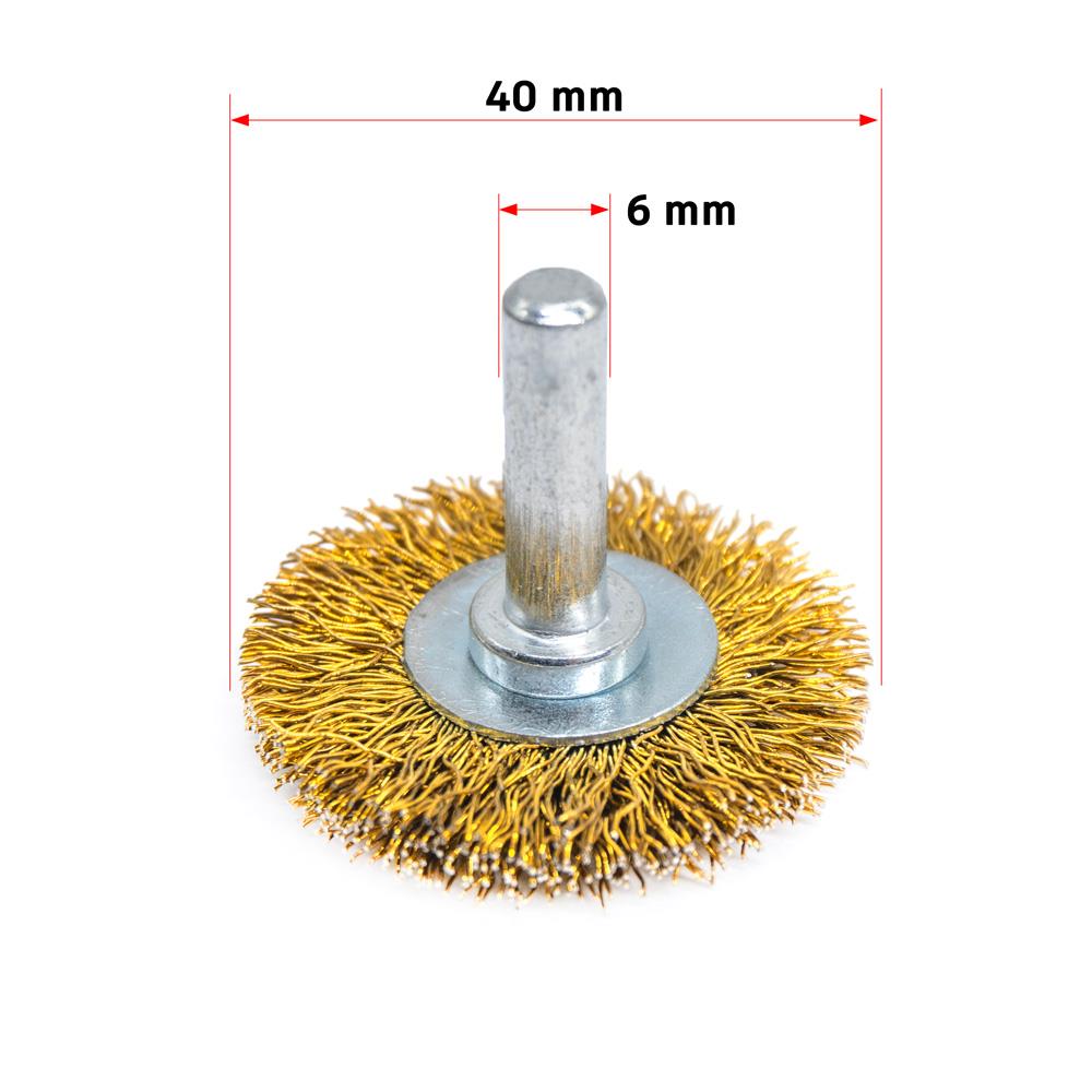 6248 Pimli Saçaklı Dairesel Tel Fırça Sarı Telli 40 mm ne işe yarar