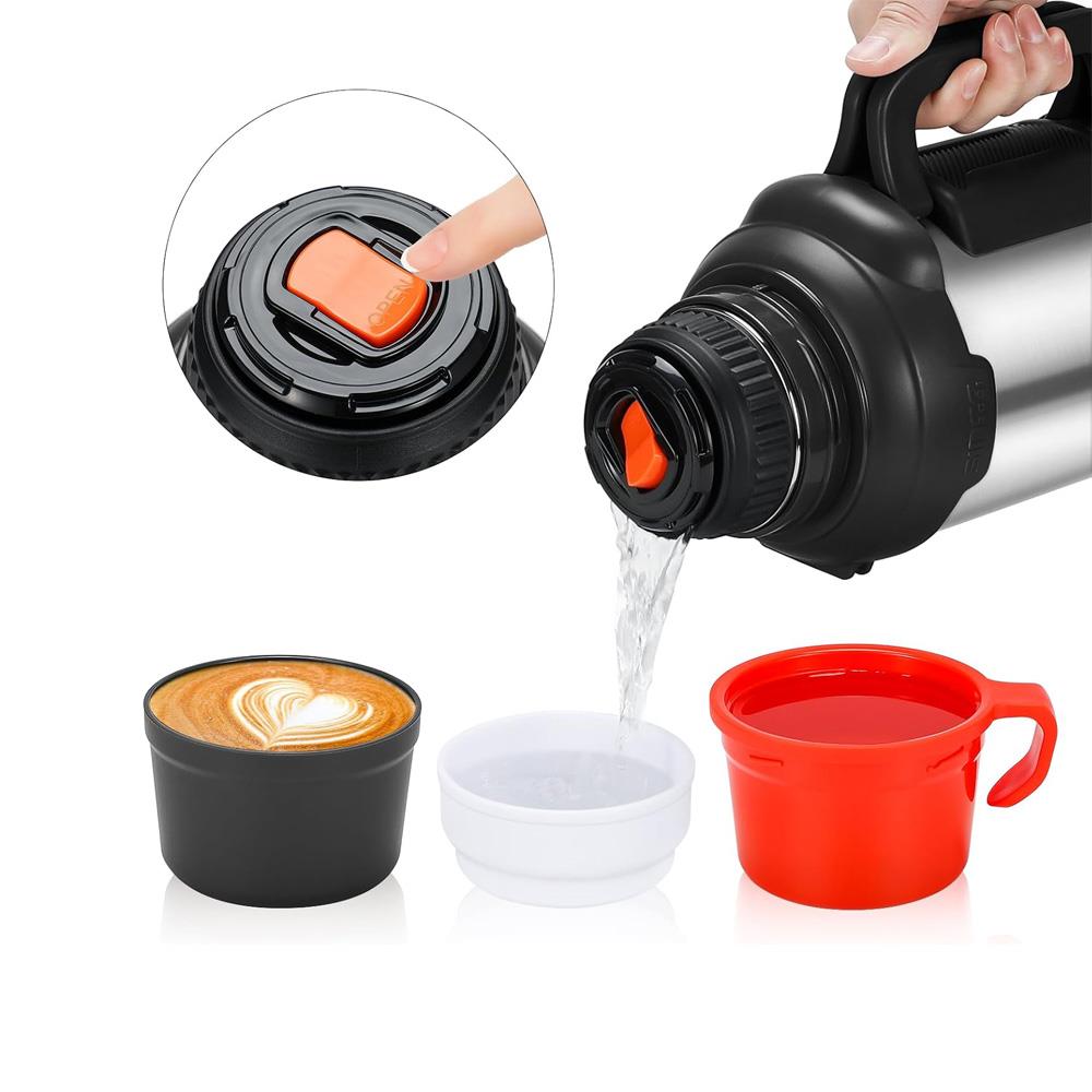 6270 Travel Pot Çelik Termos 4 Litre - Gümüş ne işe yarar