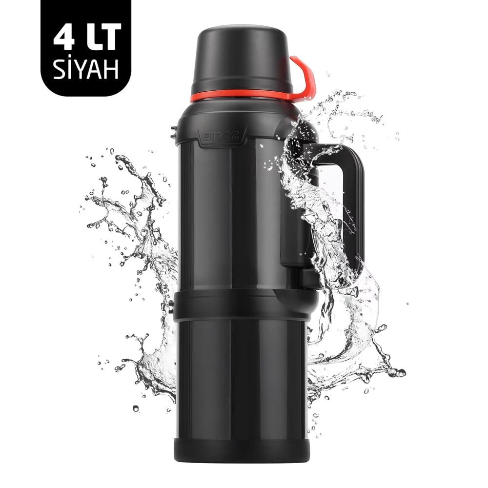 6271 Travel Pot Çelik Termos 4 Litre - Siyah fiyatı