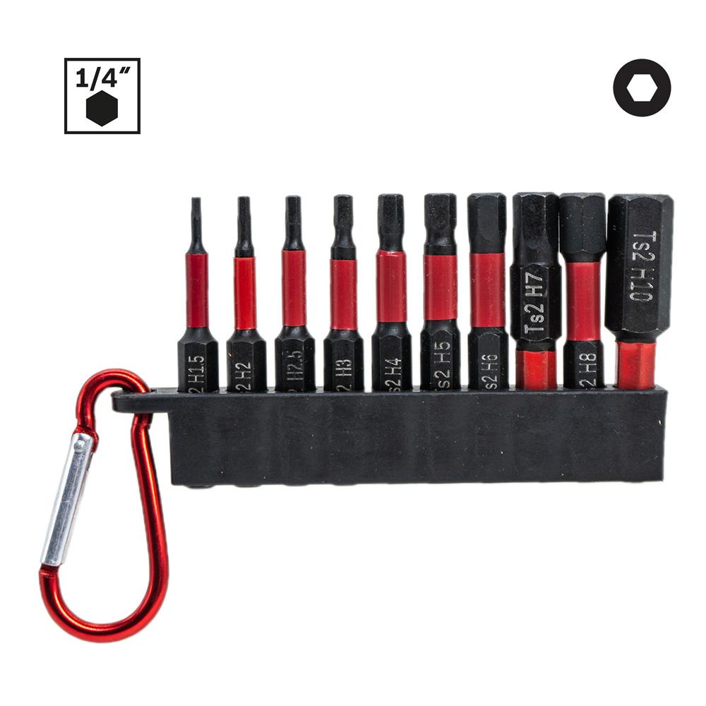 6278 Manyetik Allen Bits Uç Seti 1.5-10mm (10 Parça) fiyatı