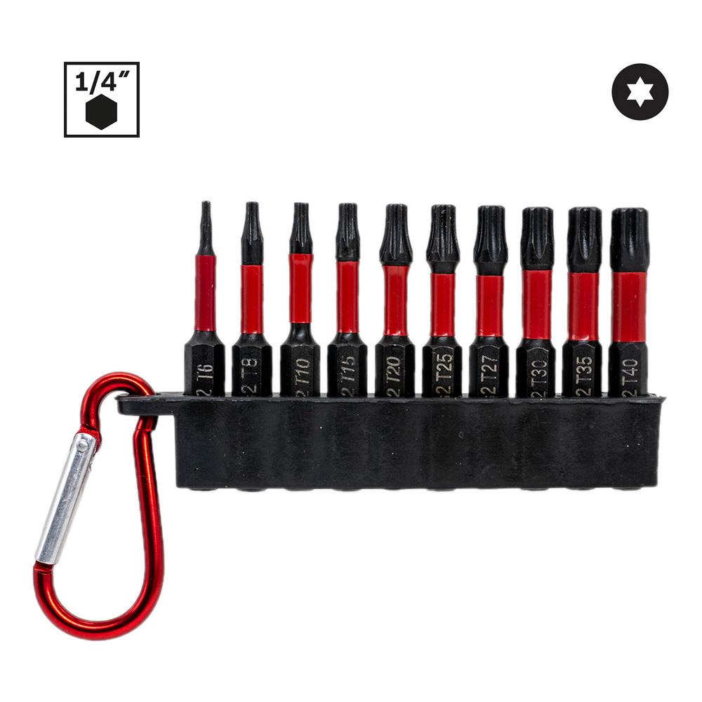 6279 Manyetik Torx Bits Uç Seti T6-T40 (10 Parça) fiyatı