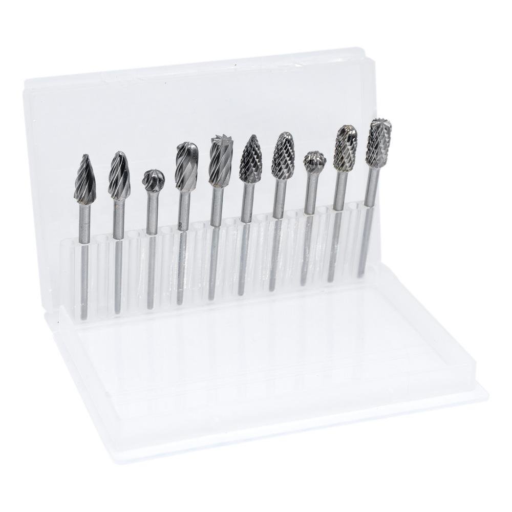 6318 Ahşap-Metal Karbür Kalıpçı Freze Ucu 10 Parça (3 mm Saplı) fiyatı