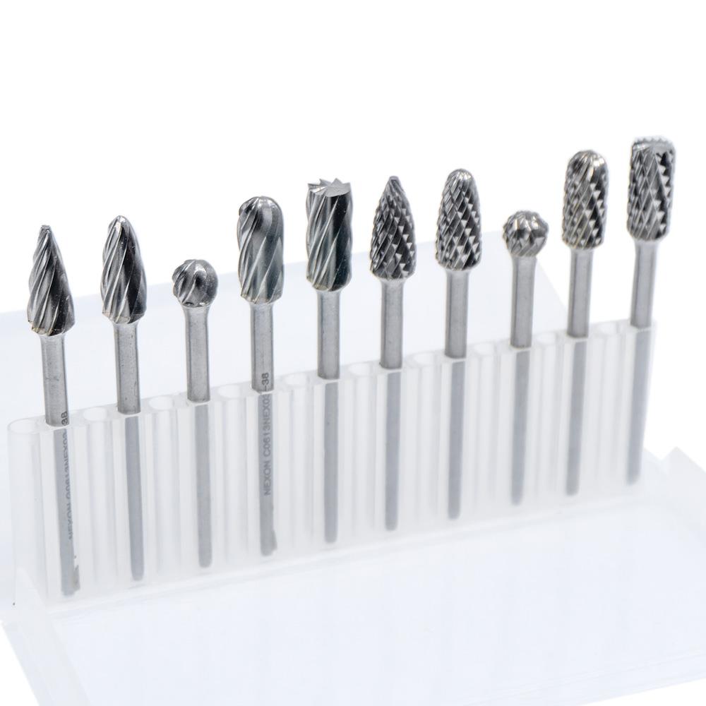 6318 Ahşap-Metal Karbür Kalıpçı Freze Ucu 10 Parça (3 mm Saplı) nasıl kullanılır