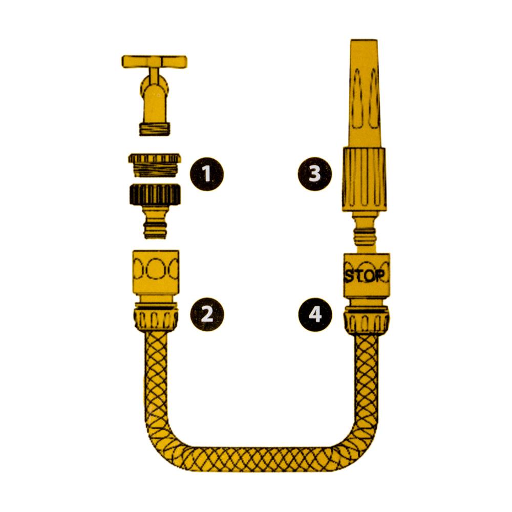 6358 Garden Kit 1/2'' (12.5mm) PVC Bahçe Hortumu 20 mt ne işe yarar