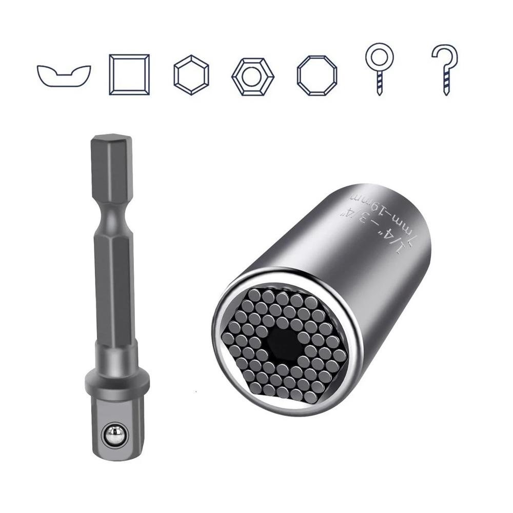 6384 Çok Amaçlı Akıllı Lokma Anahtar Seti 7-19 mm - 2 Parça nasıl kullanılır