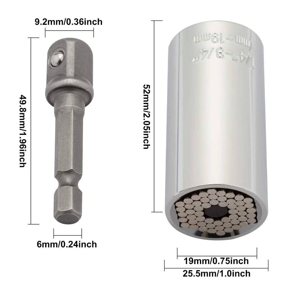 6384 Çok Amaçlı Akıllı Lokma Anahtar Seti 7-19 mm - 2 Parça ne işe yarar