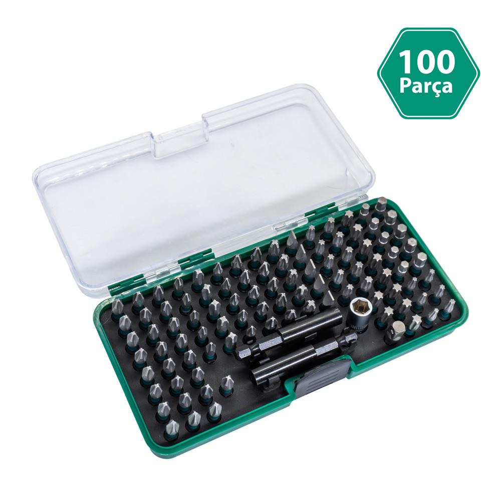 6421 Adaptörlü Bits Uç Vidalama Seti 100 Parça fiyatı