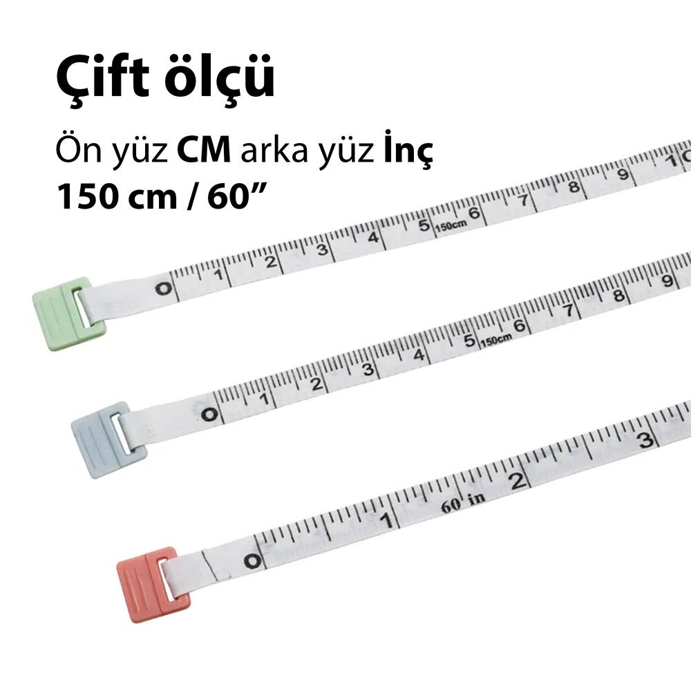 6440 Mini Anahtarlık Esnek Fiberglas Şerit Metre 150cm / 60inç ne işe yarar
