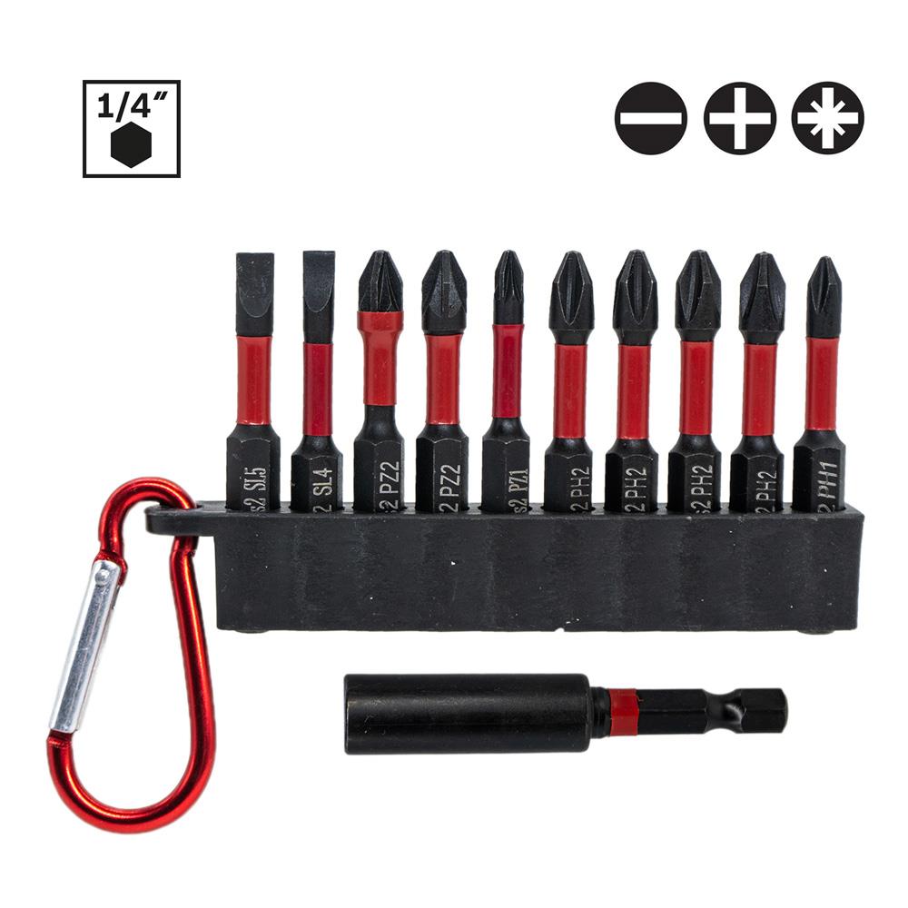 6441 Manyetik Düz-Yıldız Bits Uç Seti  (11 Parça) fiyatı