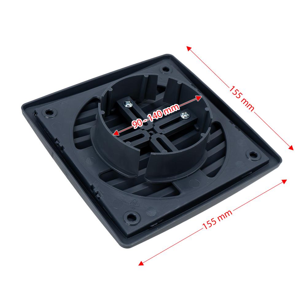 6461 Kare Baca Kapağı Duvar Menfezi Ayarlı (Füme) ne işe yarar