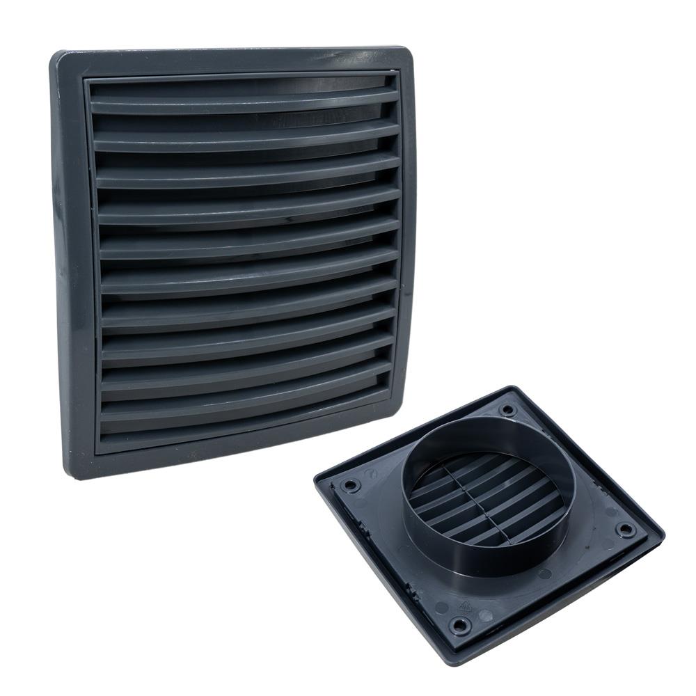 6463 Kare Baca Kapağı Duvar Menfezi 100 mm fiyatı