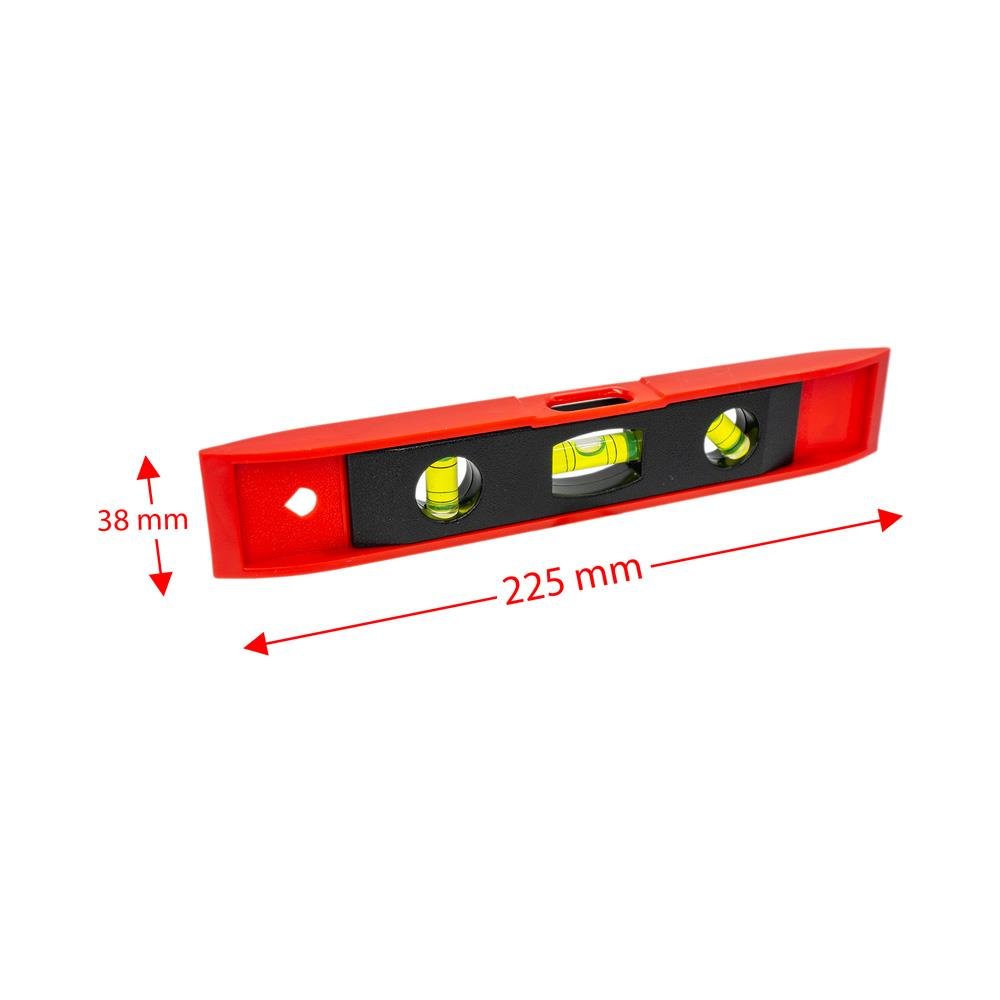 6474 PVC Mini Mıknatıslı Su Terazisi 225 mm (3 Tüplü) nereden bulurum