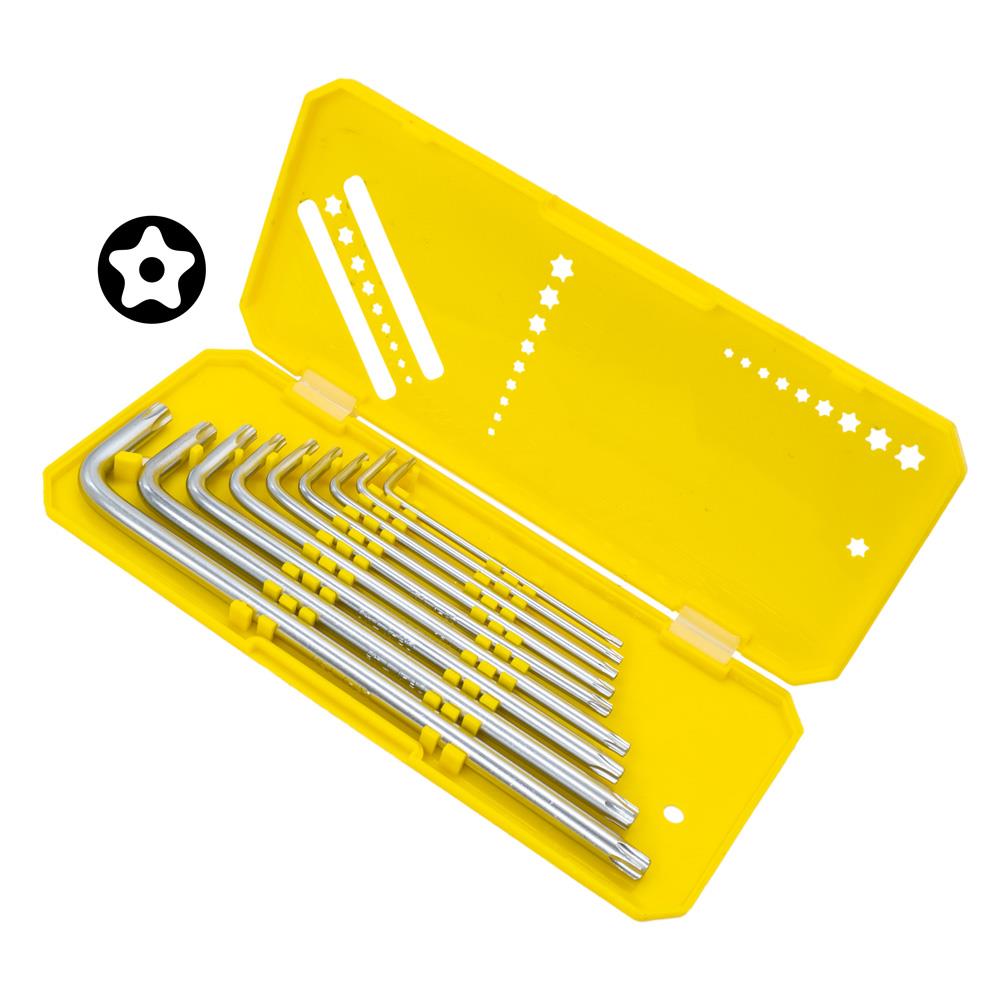 6478 Uzun Tip Delikli Torx L Allen Anahtar Takımı 9 Parça fiyatı