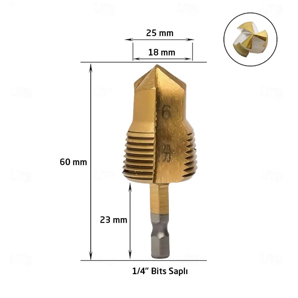6495 PVC PPRC Boru Genişletme Diş Açma Tamir Seti 1/2''-3/4'' (20/25mm) ne işe yarar
