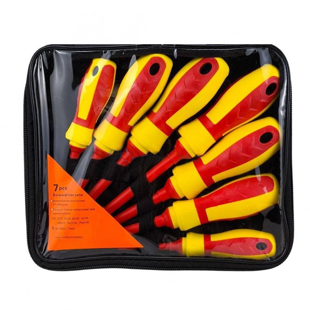 6498 Düz Yıldız İzoleli Tornavida Takımı 7 Parça nasıl kullanılır