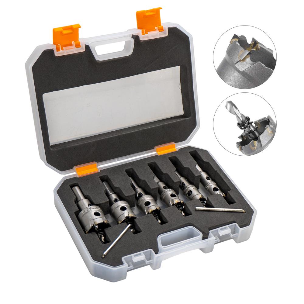 6505 TCT Paslanmaz Metal Delme Elmaslı Panç Seti 6 Parça fiyatı