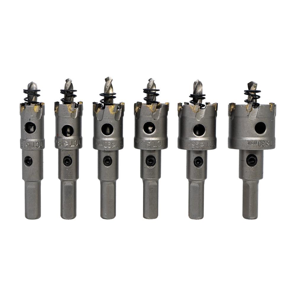 6505 TCT Paslanmaz Metal Delme Elmaslı Panç Seti 6 Parça nasıl kullanılır