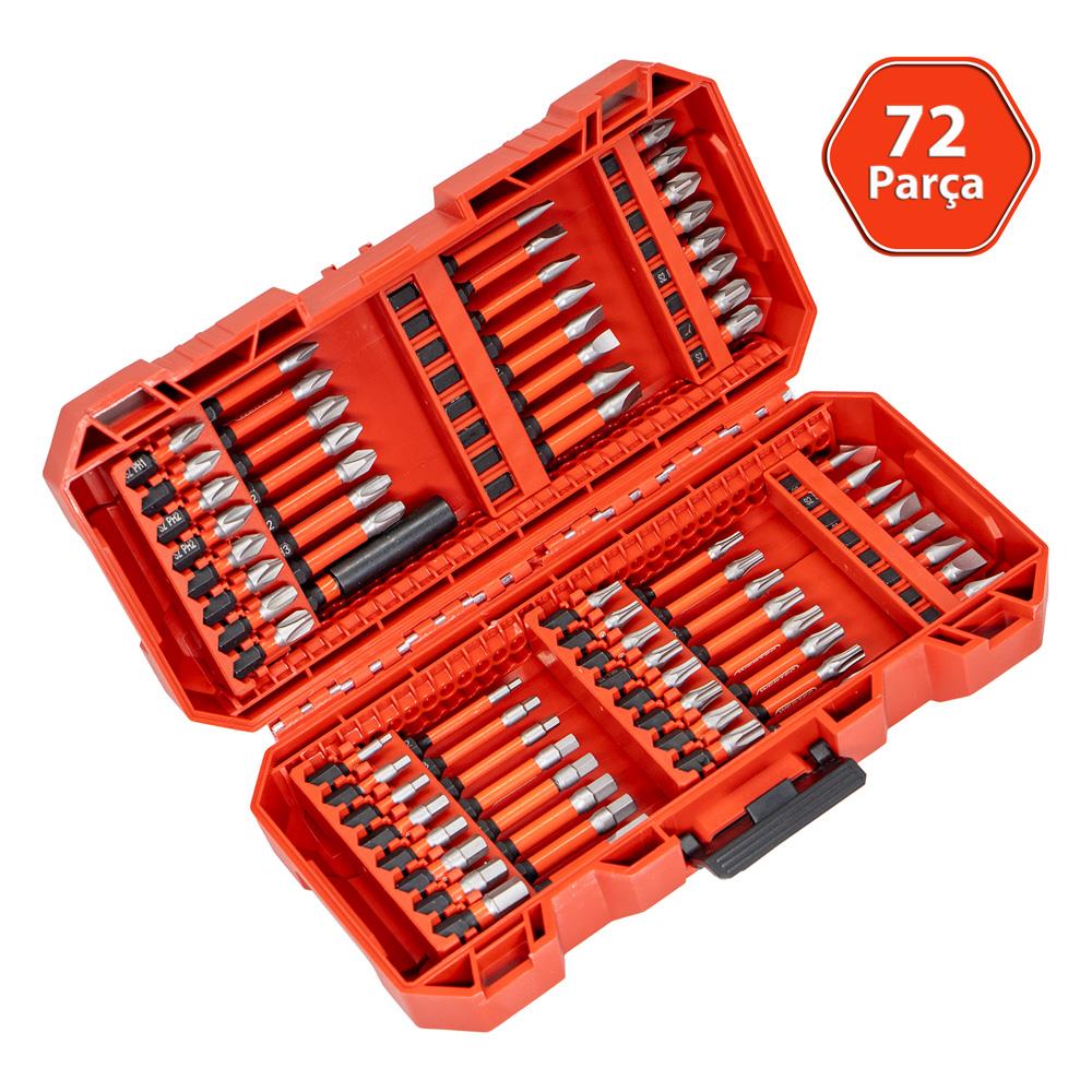 6520 Adaptörlü Bits Uç Vidalama Seti 72 Parça fiyatı
