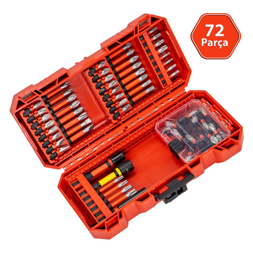 6521 Adaptörlü Bits Uç Vidalama Seti 72 Parça (Minibox Kutulu) fiyatı