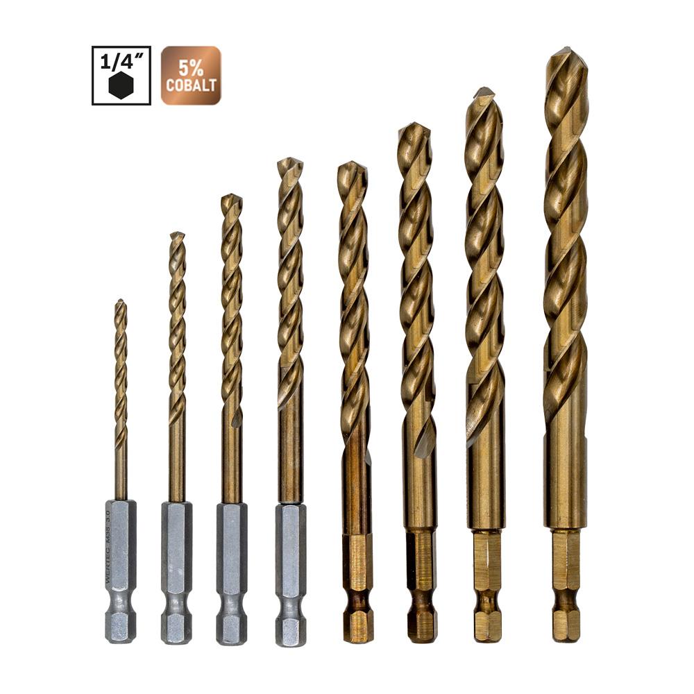 6523 Bits Saplı Pro Matkap Ucu Seti 3-10 mm (5% Kobaltlı) 8 Parça fiyatı