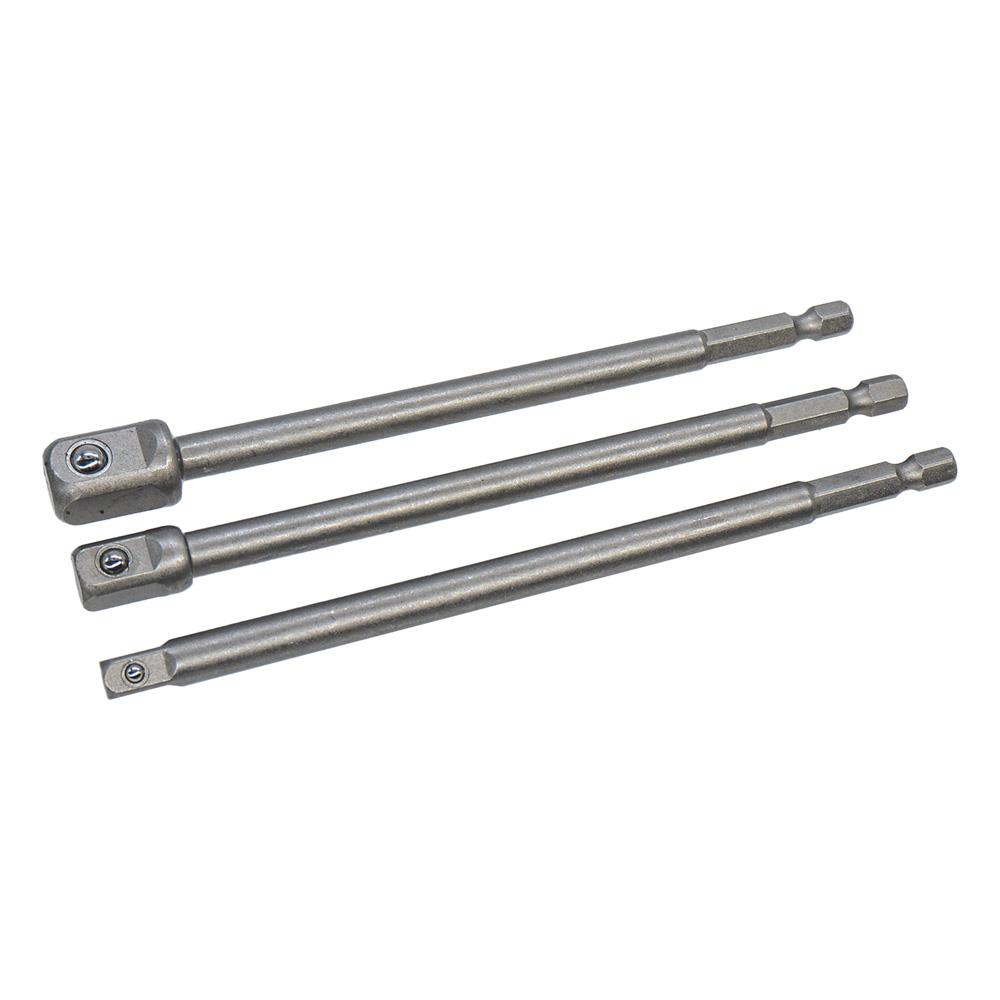 6534 Uzun Bits Saplı Lokma Adaptör Seti 150 mm (1/4'' - 3/8'' - 1/2'') ne işe yarar