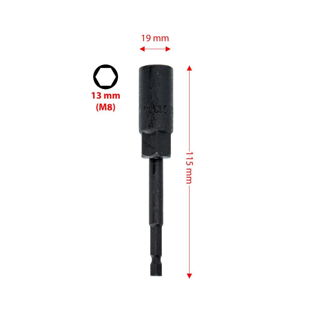 6546 Uzun Bits Lokma Somun Adaptörü 13x115 mm ne işe yarar