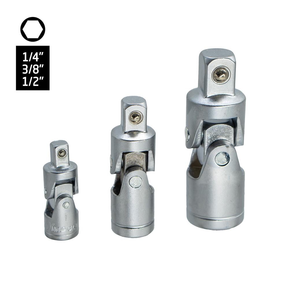 6548 Üniversal Lokma Mafsal Seti 1/4''-3/8''-1/2'' (3 Parça) fiyatı