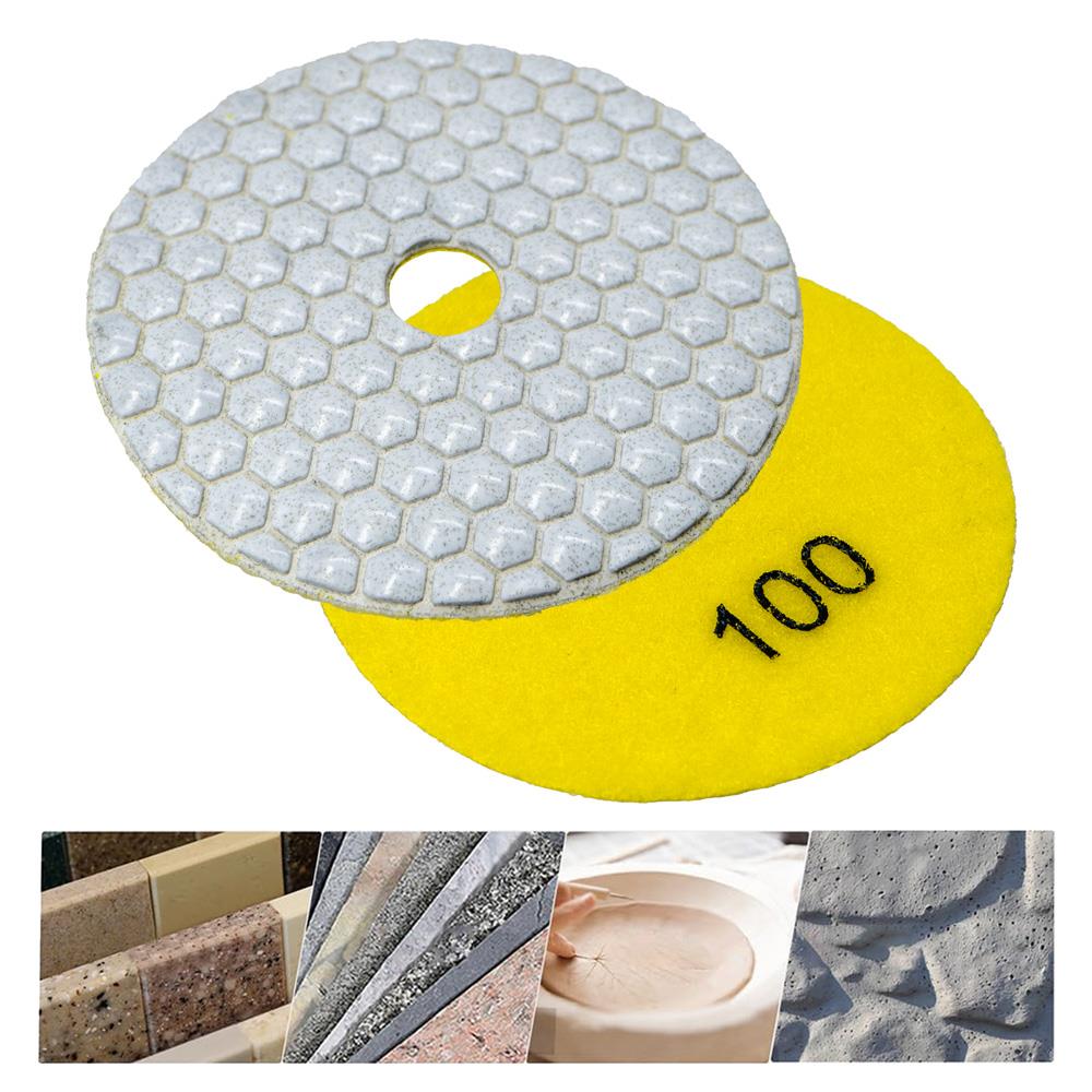 6551 Granit Mermer Taş Parlatma Polisaj Ped 100 mm - 100 Kum fiyatı