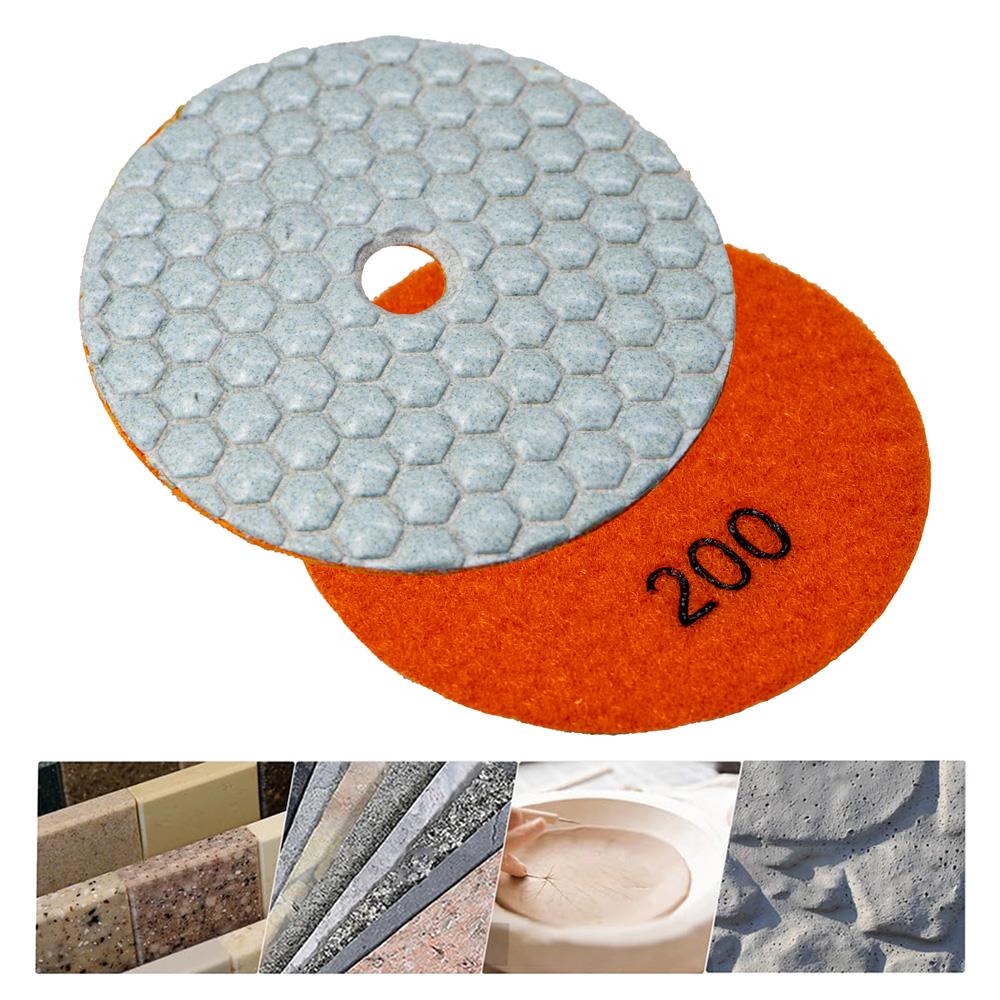 6552 Granit Mermer Taş Parlatma Polisaj Ped 100 mm - 200 Kum fiyatı