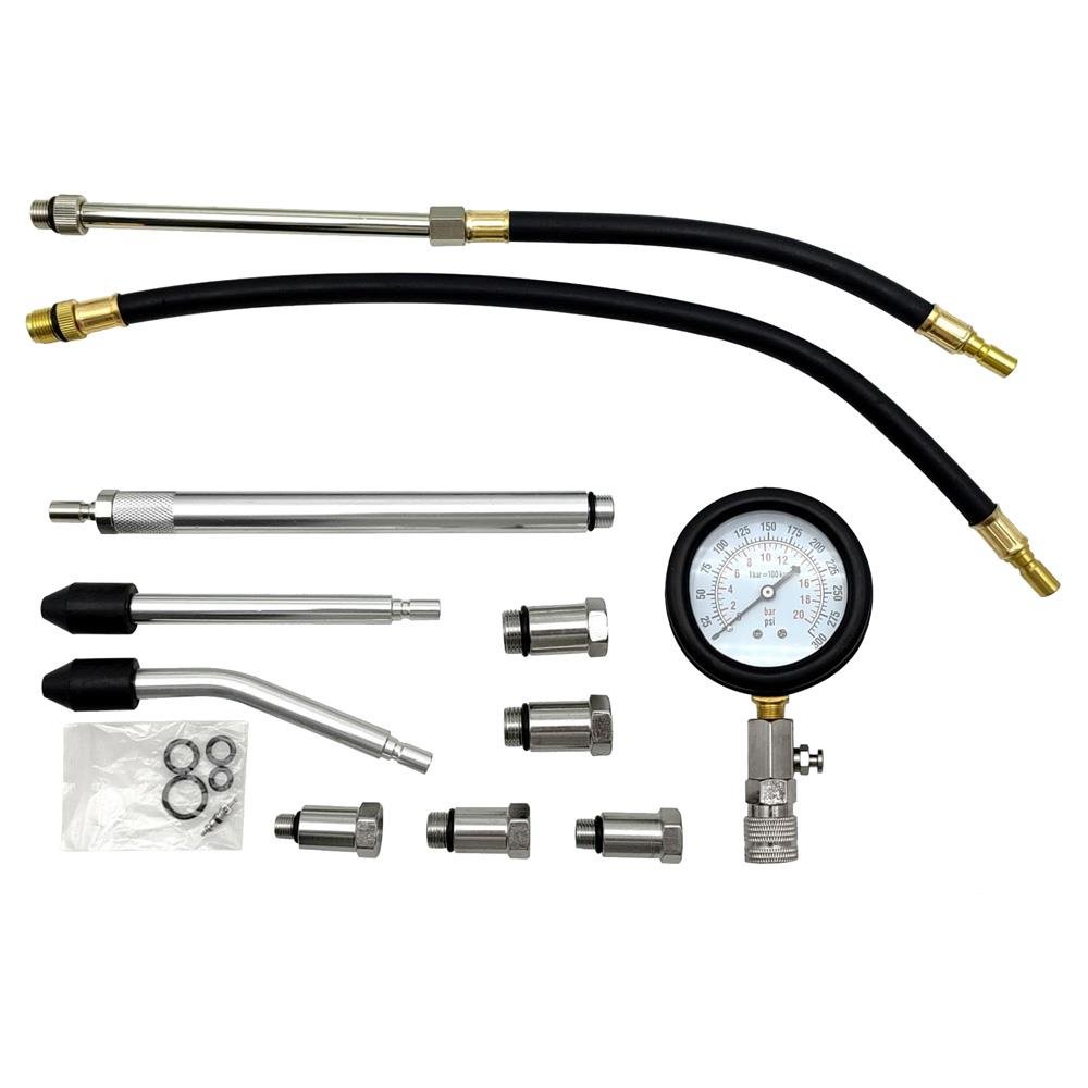 6556 Benzinli Motor Kompresyon Silindir Basınç Test Kiti 11 Parça ne işe yarar