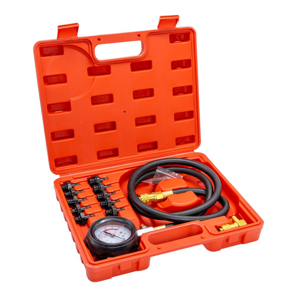 6557 Çok Fonksiyonlu Motor Yağ Basınç Ölçer Test Kiti 12 Parça fiyatı