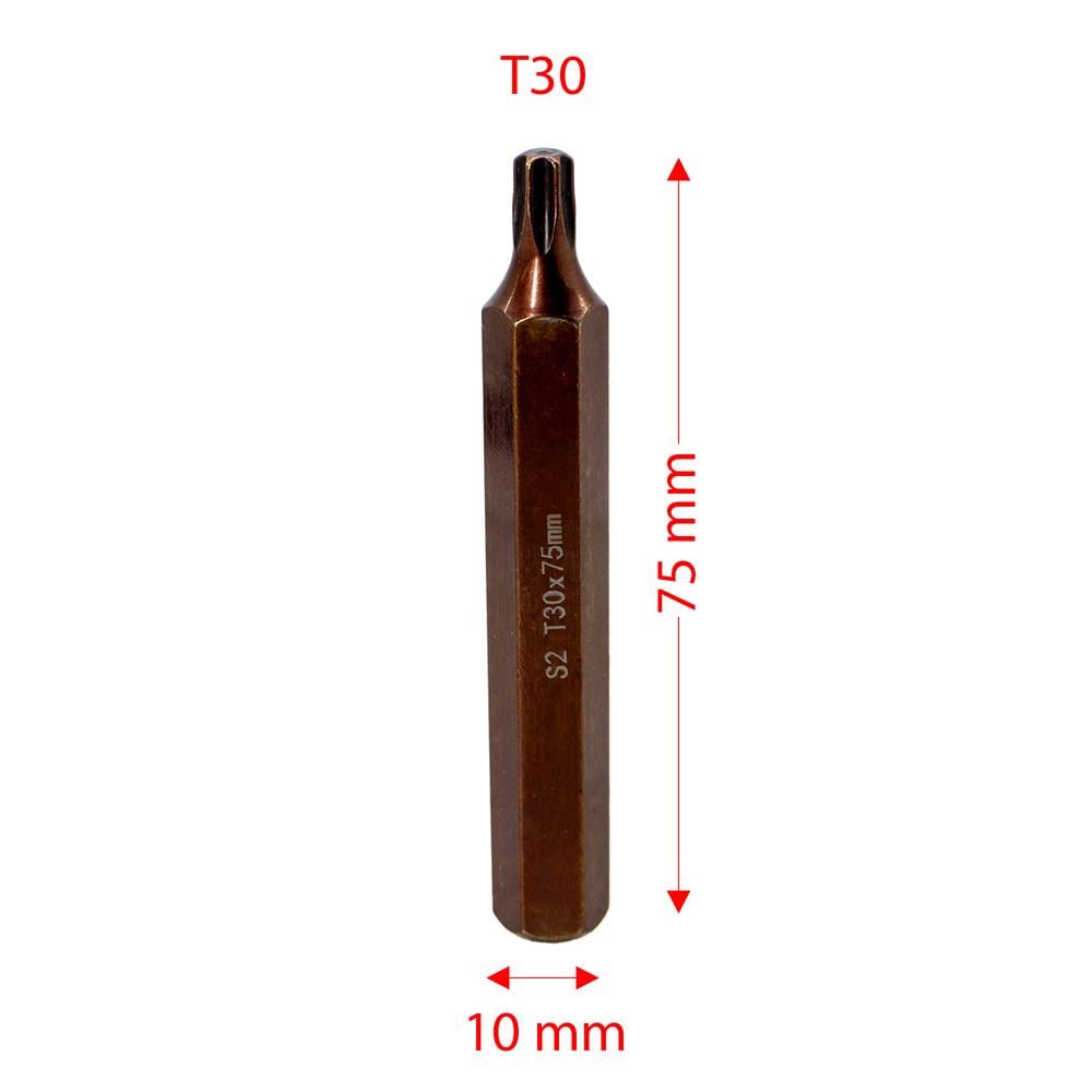 6566 Uzun Torx Bits Uç T30x75 mm (10 mm Saplı) ne işe yarar