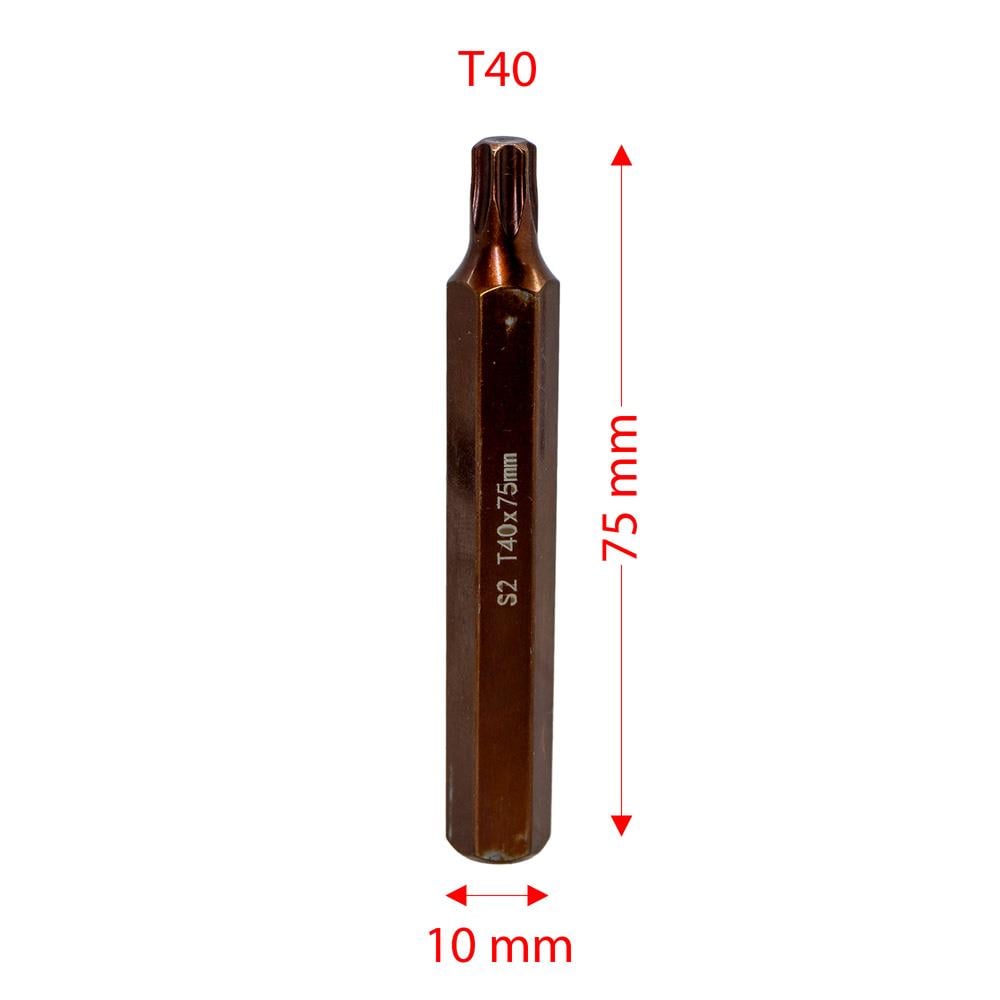 6567 Uzun Torx Bits Uç T40x75 mm (10 mm Saplı) ne işe yarar