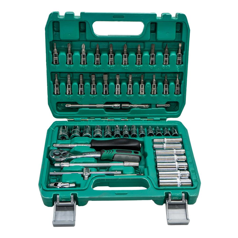 6577 Lokma ve Lokmalı Bits Uç Takımı 1/4'' - 53 Parça (72 Diş Cırcır Kollu) nasıl kullanılır