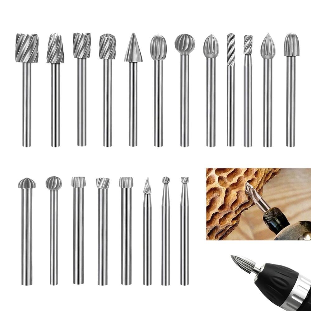6590 Mini Ahşap Oyma Freze Uç Seti 20 Parça (Sap: 3mm) ne işe yarar