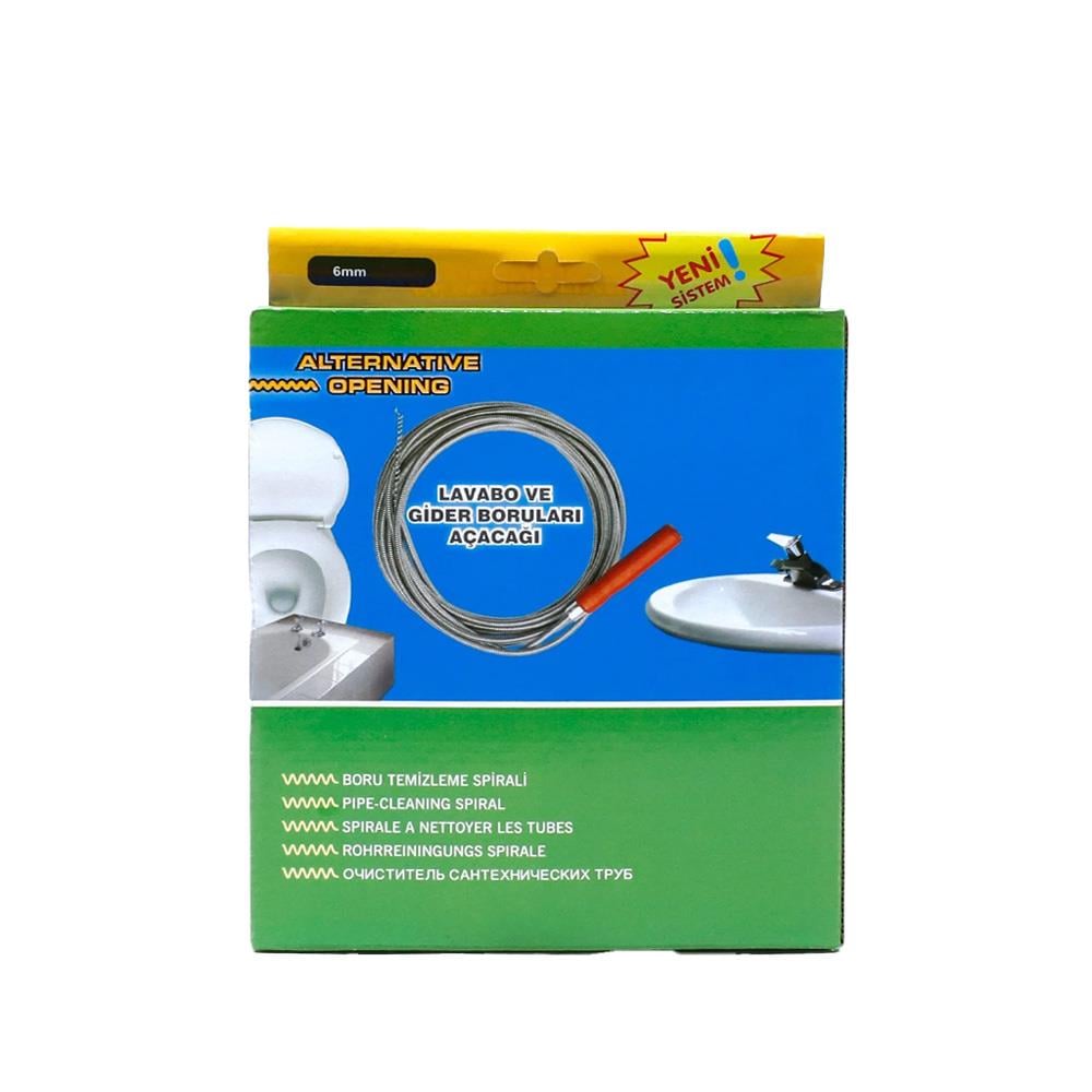6614 Lavabo Gider Açıcı Spiral Susta 8 Metre ne işe yarar