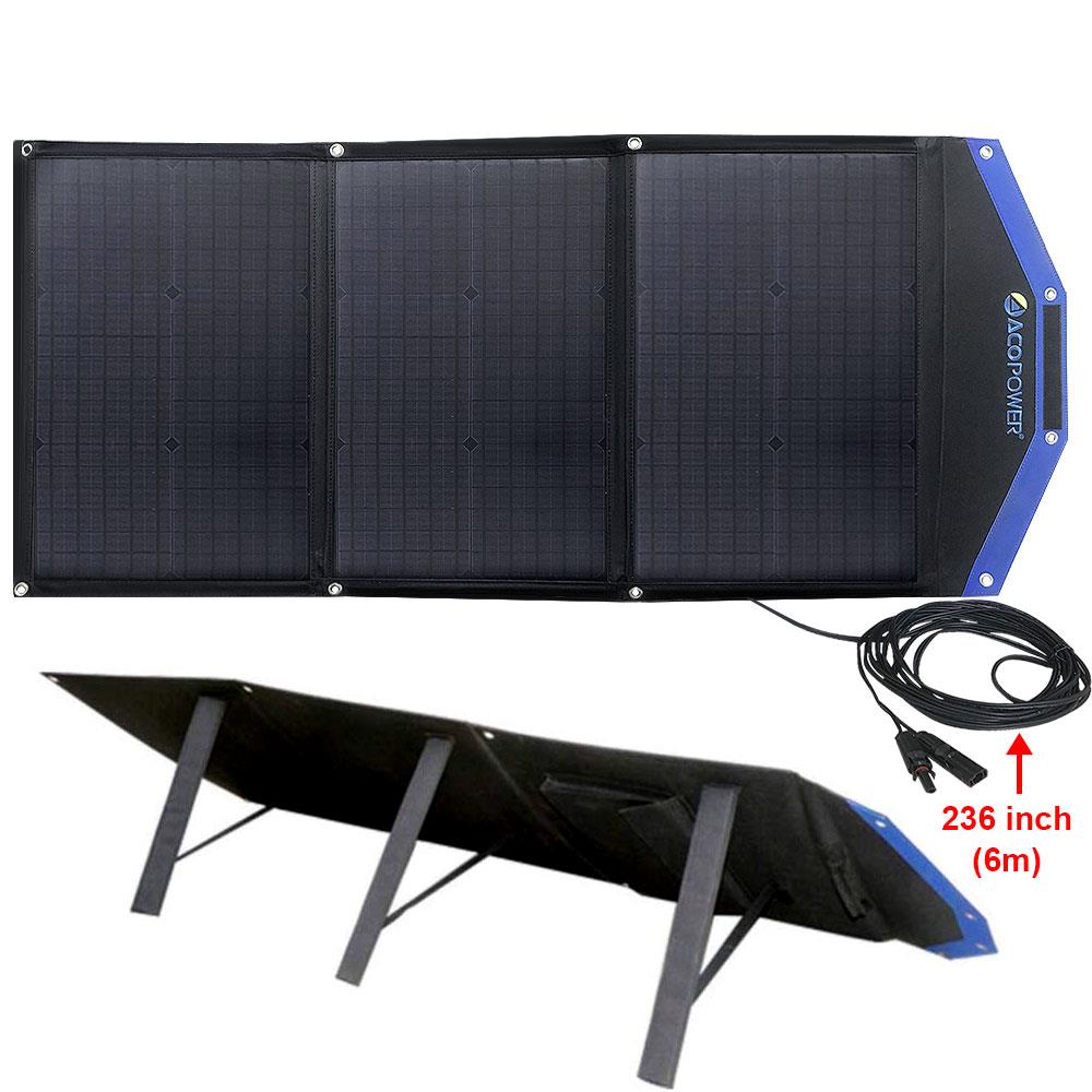 Acopower AP3XSP 3x30Watt Çanta Tipi Katlanabilir Güneş Enerji Paneli nasıl kullanılır