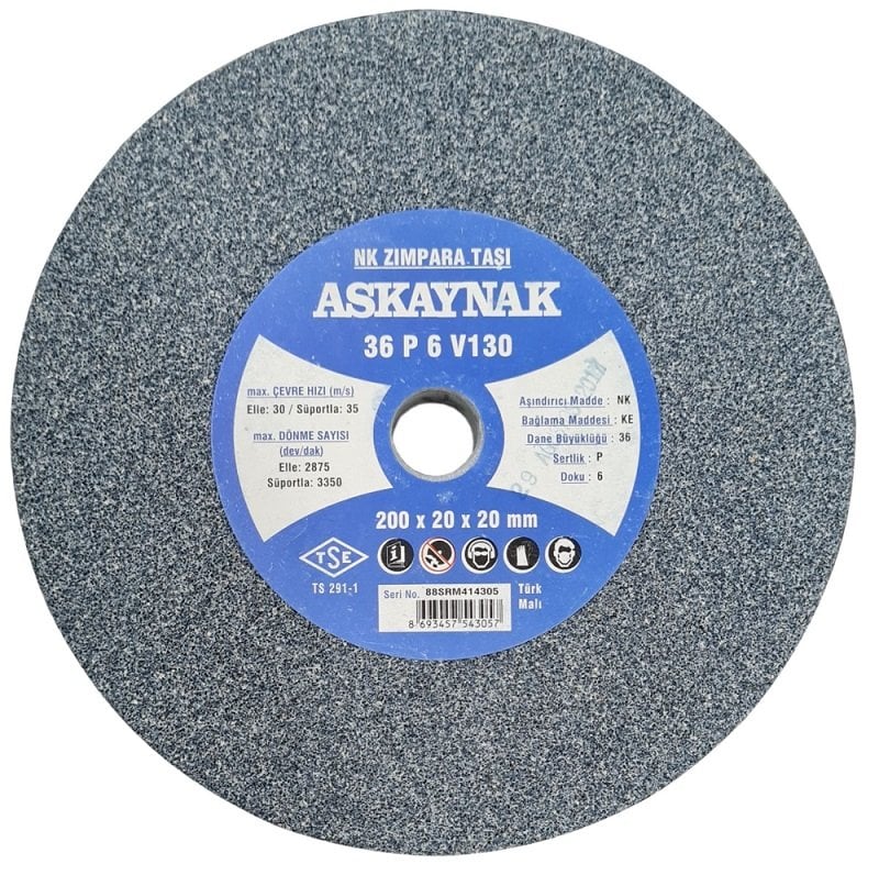 ASKAYNAK 200x20x20 mm NK Bileme - Taşlama Taşı fiyatı