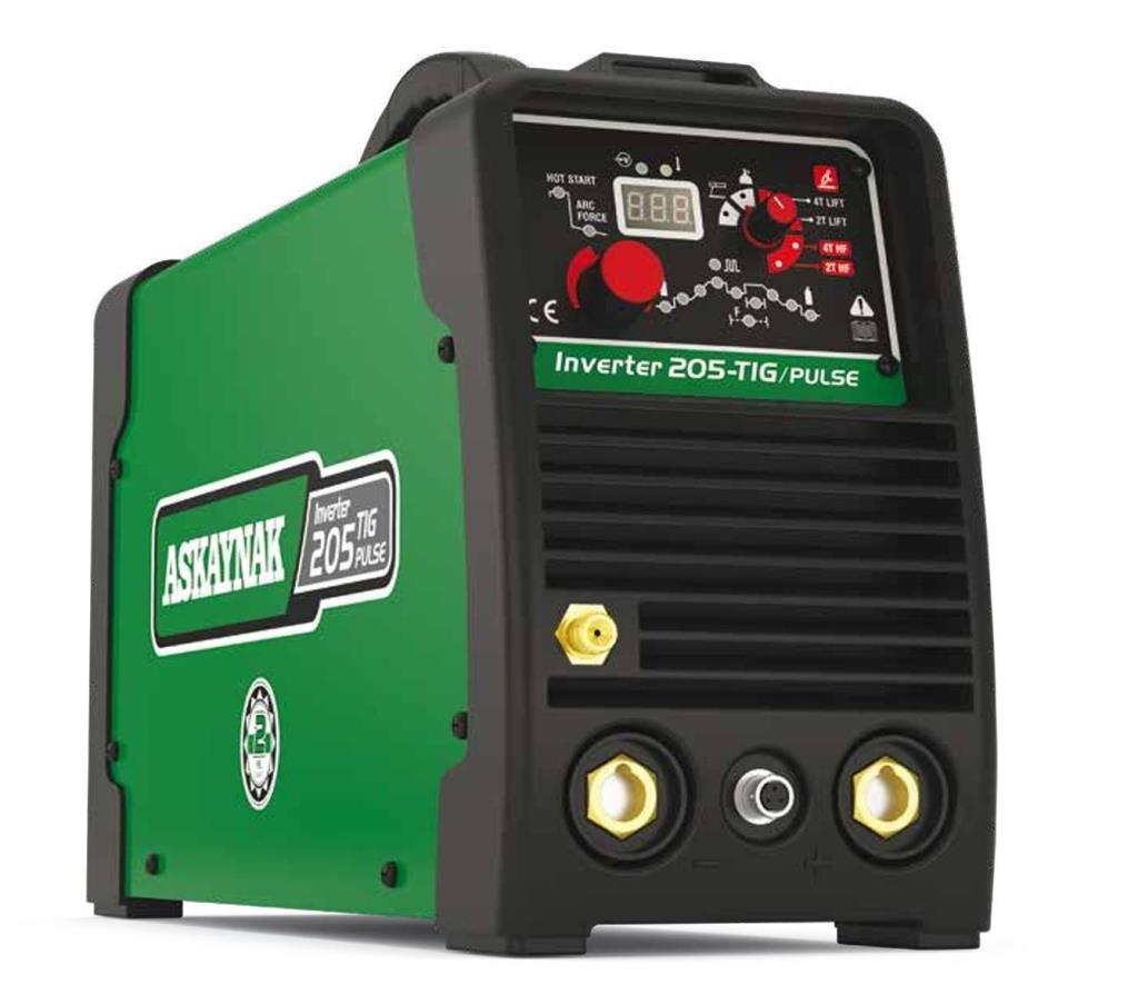 ASKAYNAK 205TP  Pulse Tig Argon Kaynak Makinası 200 Amper 220 Volt fiyatı