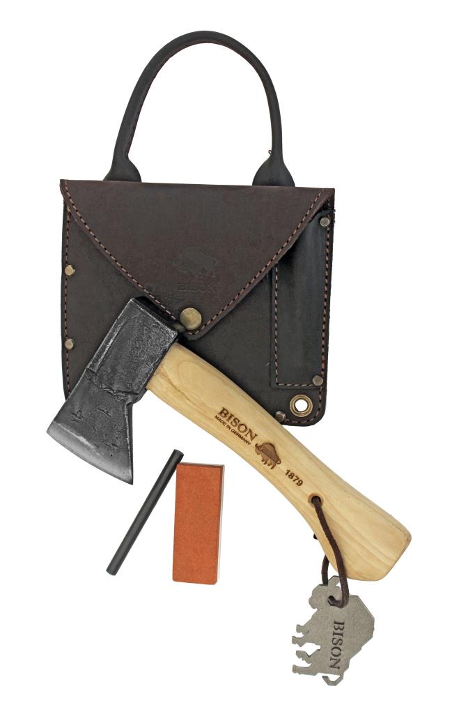 Bison 1879 Outdoor Hatchet Mini Balta Deri Çantalı fiyatı