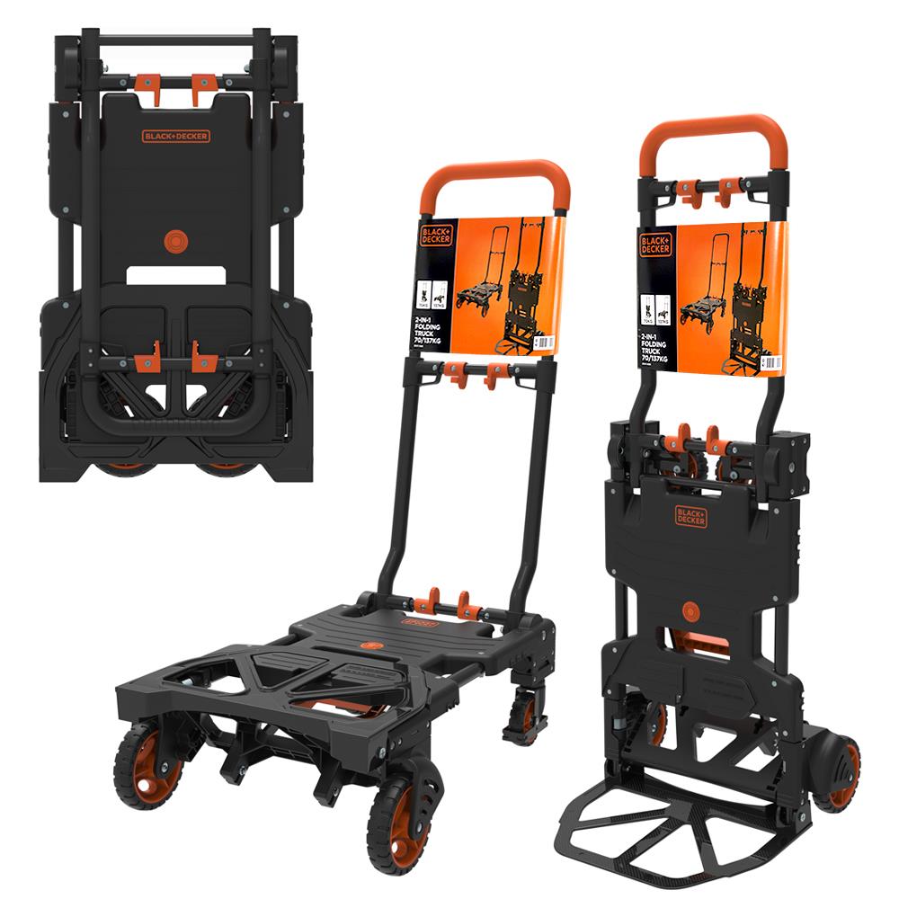 BLACK+DECKER BH206 55/120Kg Çok Fonksiyonlu Katlanır El Arabası nasıl kullanılır