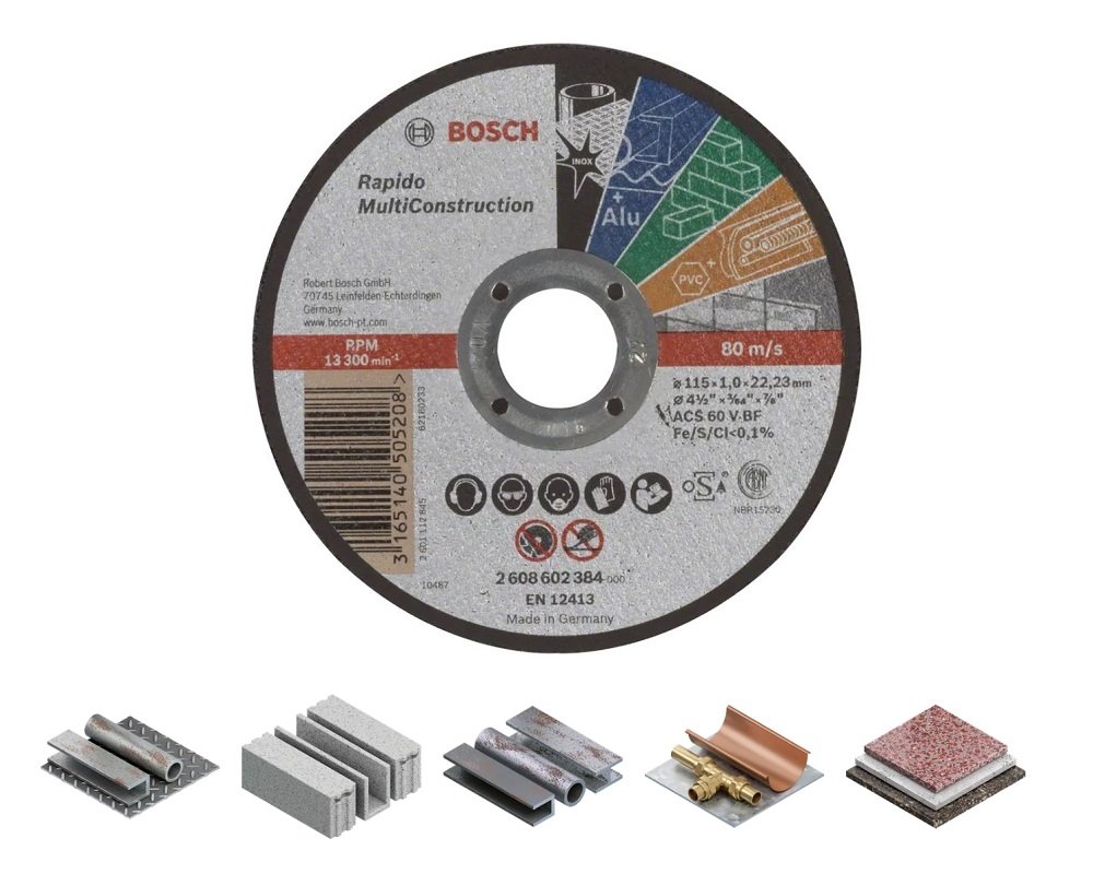 BOSCH 115x1 mm PRO Multi Material Kesme Taşı nasıl kullanılır