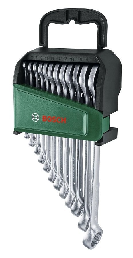 BOSCH 12 Parça Kombine Anahtar Takımı 6-19 mm (1600A02Z9D) fiyatı