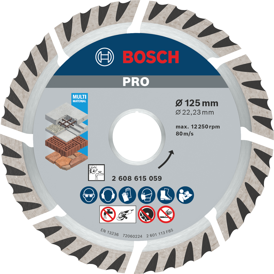 BOSCH 125 mm Universal Beton-Yapı Malzemeleri için Elmas Testere fiyatı