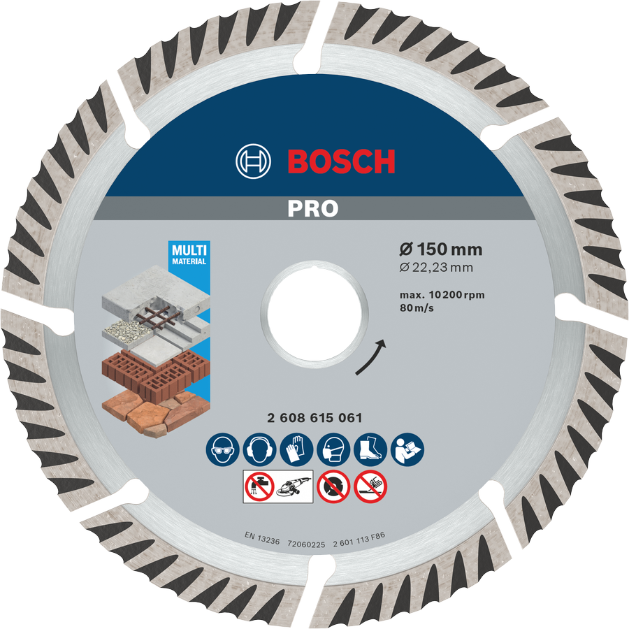 BOSCH 150 mm Universal Beton-Yapı Malzemeleri için Elmas Testere fiyatı