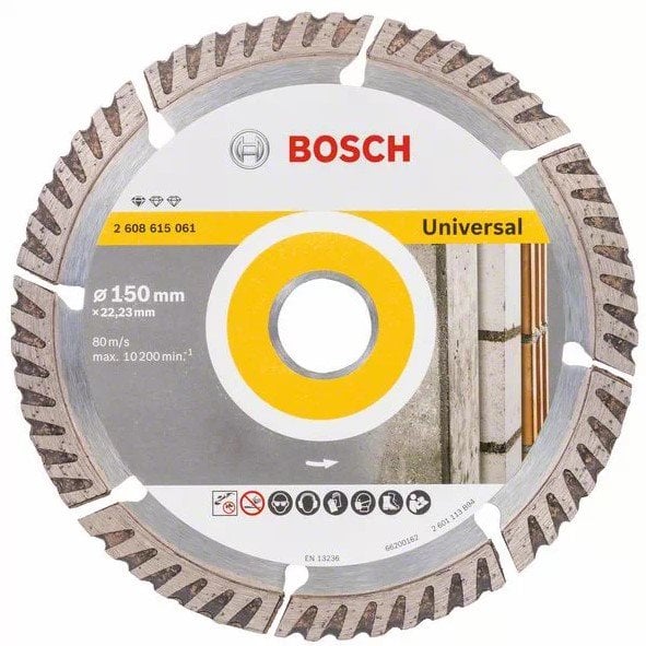 BOSCH 150 mm Universal Beton-Yapı Malzemeleri için Elmas Testere fiyatı