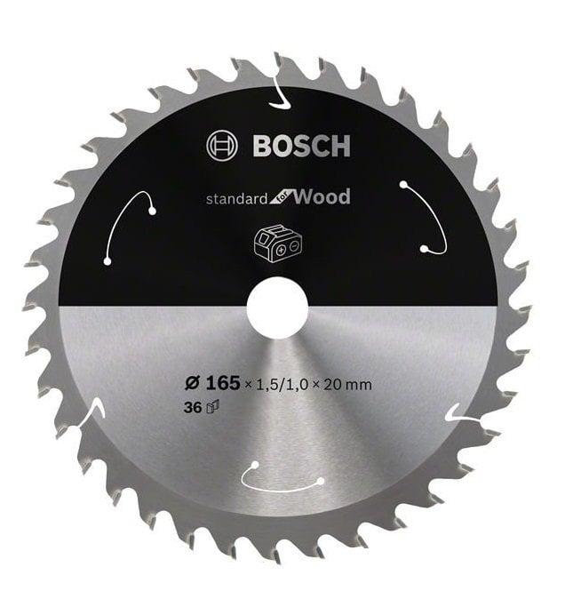 BOSCH 165 mm 36 Diş Ahşap Daire Testere Bıçağı fiyatı