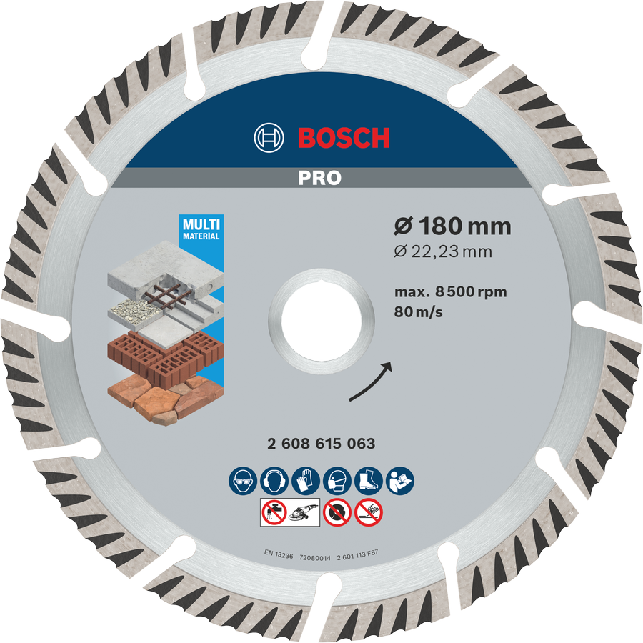 BOSCH 180 mm Universal Beton-Yapı Malzemeleri için Elmas Testere fiyatı