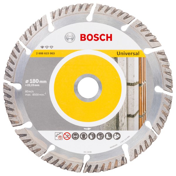 BOSCH 180 mm Universal Beton-Yapı Malzemeleri için Elmas Testere fiyatı